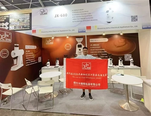 Jiehui Commercial Coffee Grinders At FHA Singapore 2026
